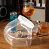 Wide Mouth Plastic Bottle Clear Reusable 2000Ml Food Grade Storage Container Transparent Liquid Storage Sealed Bottle with