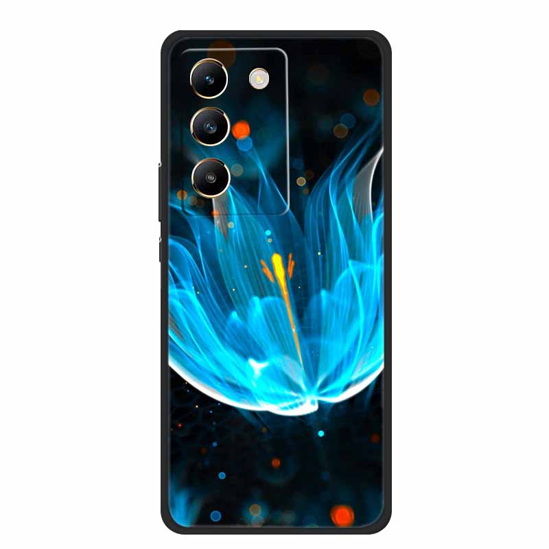 Phone Case For Vivo V30 Lite 4G Back Cover Case Shockproof Black Silicone Soft Funda For Vivo V30 Lite Case 6.67" V 30 Lite Capa