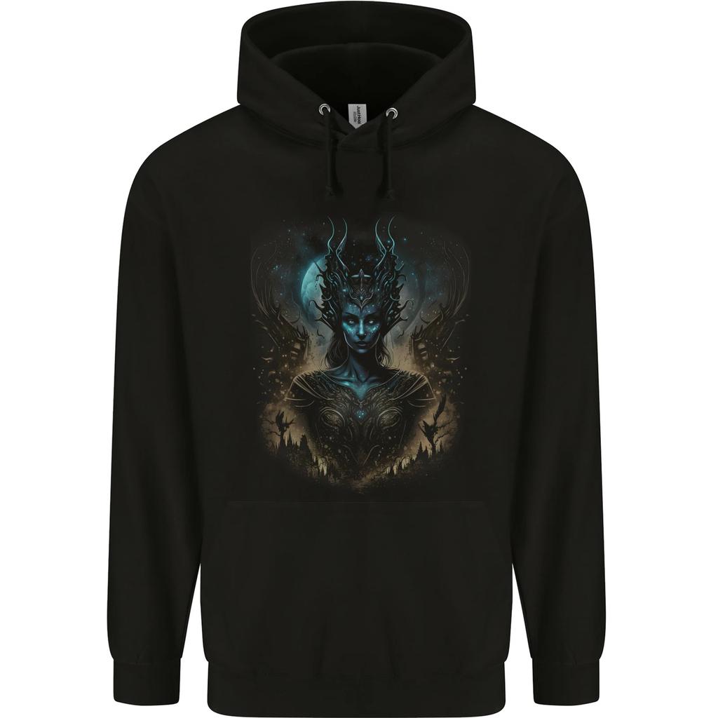 Evil Alien Sorceress Fantasy Witch Halloween hoodie-Casual Pullover Sweatshirt