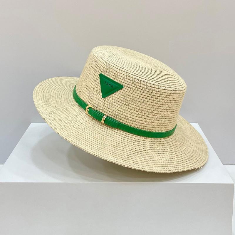 Summer Beach Straw Hats Women Foldable Big Wide Side Casual Female Hat Sunshade Flat-topped Top Cap Travel for Sun Cap