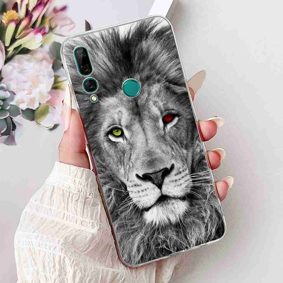 For Huawei Y9 Prime 2019 6.59" Case Soft Silicone Fashion Flowers TPU Cover For Huawei y9 Prime 2019 STK-L21 Bumper Shell Coque