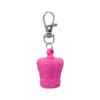 Initial Letter Keychain Caps for Lip Balm Replacement Cover Stylish Key Holder Practical Present for Women and Girls