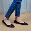 Ladies Pointed Toe Soft-bottom Loafers Women Fashion Hollow Out Flats Breathable Female Slip On Low Heels Work Shoes Moccasins