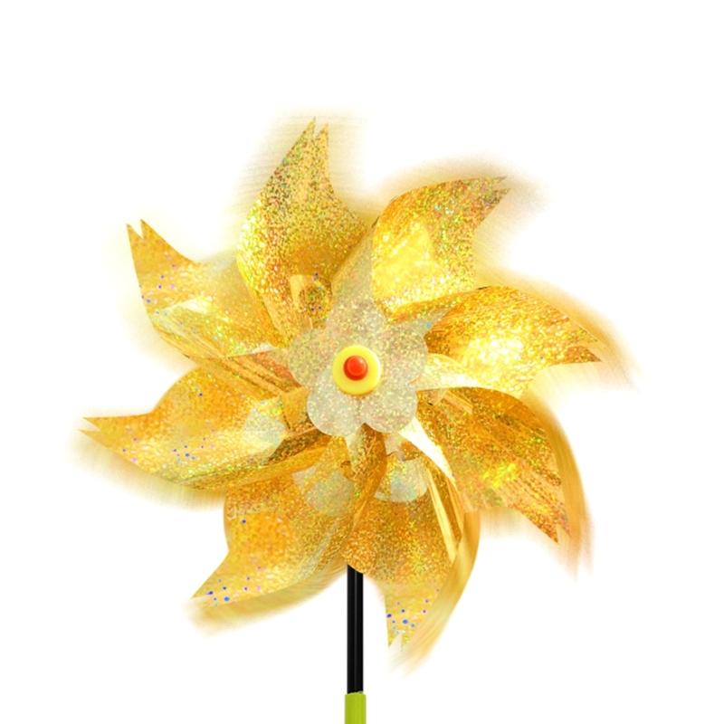 6 st Fågelskrämmor Vindsnurror Multifunktionell Trädgårds Gård Dekoration Tillbehör för Trädgårds Gård Fest Bakgrund