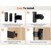 Anti-Theft Design Anti-Theft Mount Flashing Feature Doorbell Camera Bracket  Weather Protection