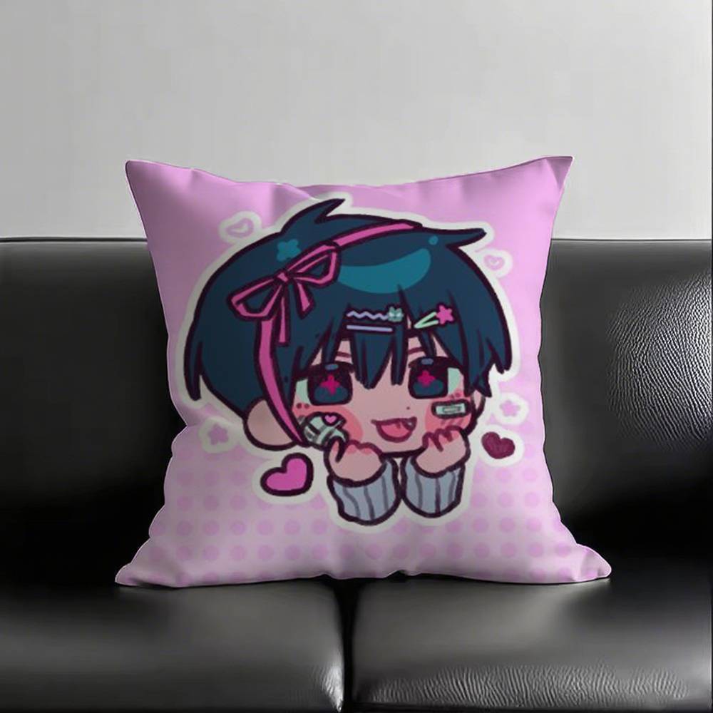 Cooler Anime-Junge Ivan Revers-Kissenbezug Quadratisch Schlafzimmer Sofa Freizeit Komfort Kissen Auto Wohnzimmer Heimdekoration