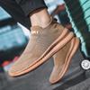 Herren Freizeit Sportschuhe Bequeme Socken Wanderschuhe, 2026 Frühling Neu Bequemer Flacher Schuh Barfußschuhe Herren Tennis Kostenlos
