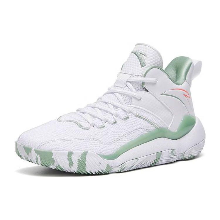 Anta Laser 4 Men Basketball Sneakers White Green 112311607-6