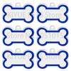Wholesale 20Pcs Bone Dog ID Tag For Dogs Anti-lost Dog Tag Engraved Pet Name Phone Number ID Tags NamePlate Pendant