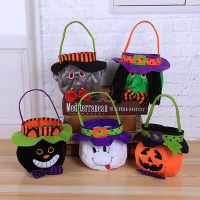 Halloween Kids Doll Candy Sweet Jar Box Children Storage Cans Party House Decor
