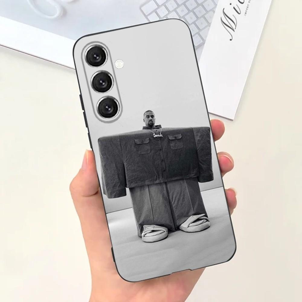 Kanye West YE Funny Phone Case For Samsung S25,S24,S21,S22,S23,S30,Ultra,S20,Plus,Fe,Lite,Note,10,9,5G Black Cover