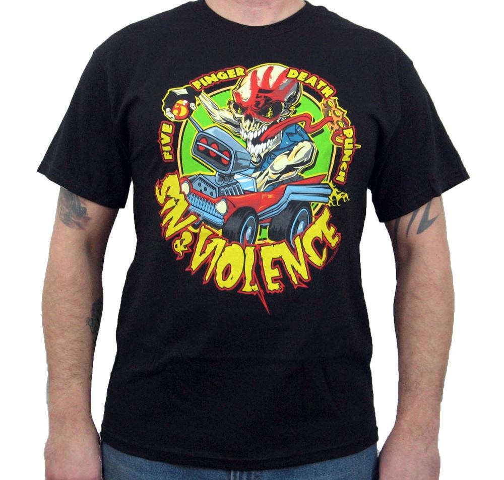 FIVE FINGER DEATH PUNCH (Sin & Violence) Men s Unisex T-Shirt M