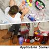 1/2PC Portable Yarn Storage Bag Round Hollow Mesh Knitting Wool Yarn Bags Crochet Yarn Handbag Organizer DIY Knitting Baskets