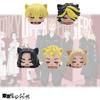 5-piece Tokyo Avenger Cat-ear Sleeping Handmade Pvc Figures Set