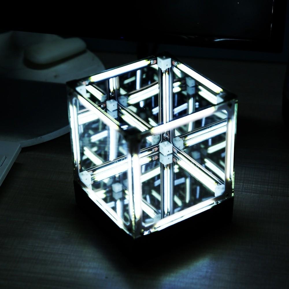 Maglev Technology Electronic Game Desktop Light Maglev Hypercube 4D Night Light  Desktop Decor