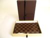 Authentic LOUIS VUITTON Damier Leather Round Zip Wallet Porto Monnaie Zip #9803  Open Box