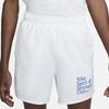 Nike Letter Print Elastic Waist Sports Shorts Men Shorts White FJ1638-100