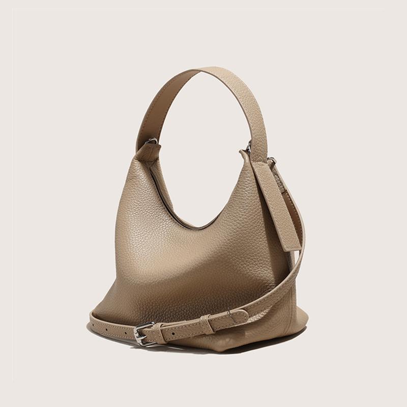 Genuine Leather Small Shoulder Crossbody Bags For Women  Trend Designer Tote Purses Hobo Ladies Handbags