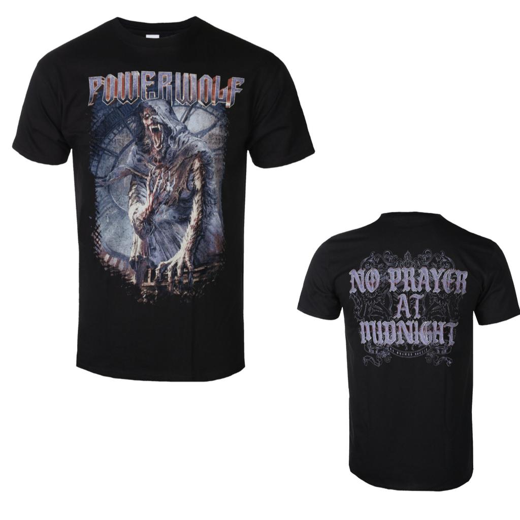 Powerwolf Band Graphic Cotton T-shirt Unisex Summer Short Sleeve Fashion Brand Tee Luxury Casual Vintage Retro Top
