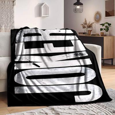 1 stuks Joker Flanellen Plaid Deken Lichtgewicht Zacht Warm Deken voor Alle Seizoenen voor Bank, Bed, Reizen,L1028025