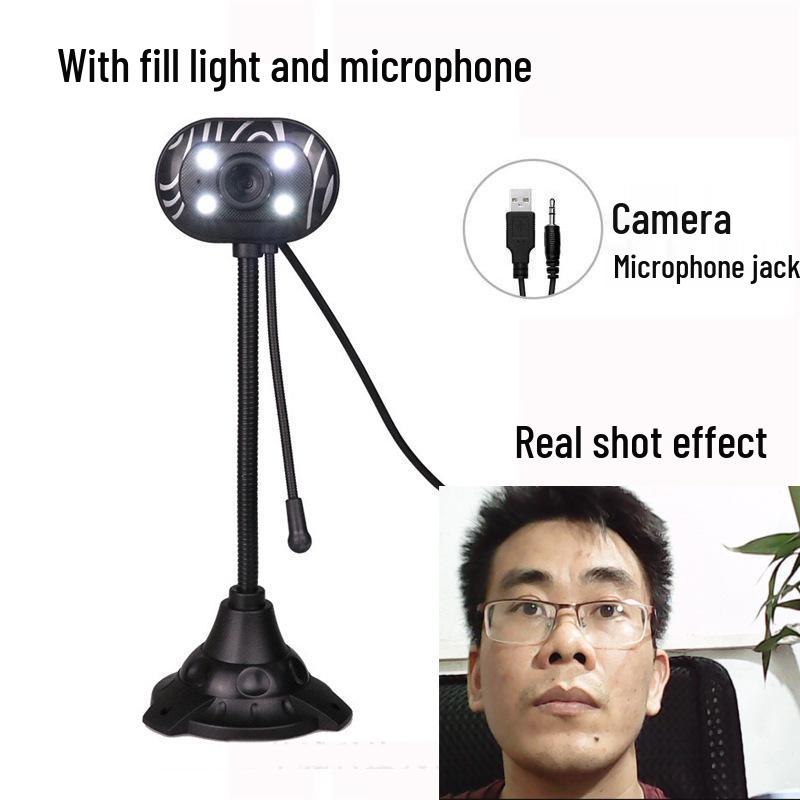 1080p HD Webcam with Built-In Microphone for Desktop & Laptop - Ideal for Online Classes, Exams, and Live Streaming