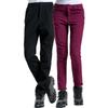 Men's and Women's Winter Soft Shell Fleece Pants: Warm, Thickened, for Outdoor Sports and Mountaineering