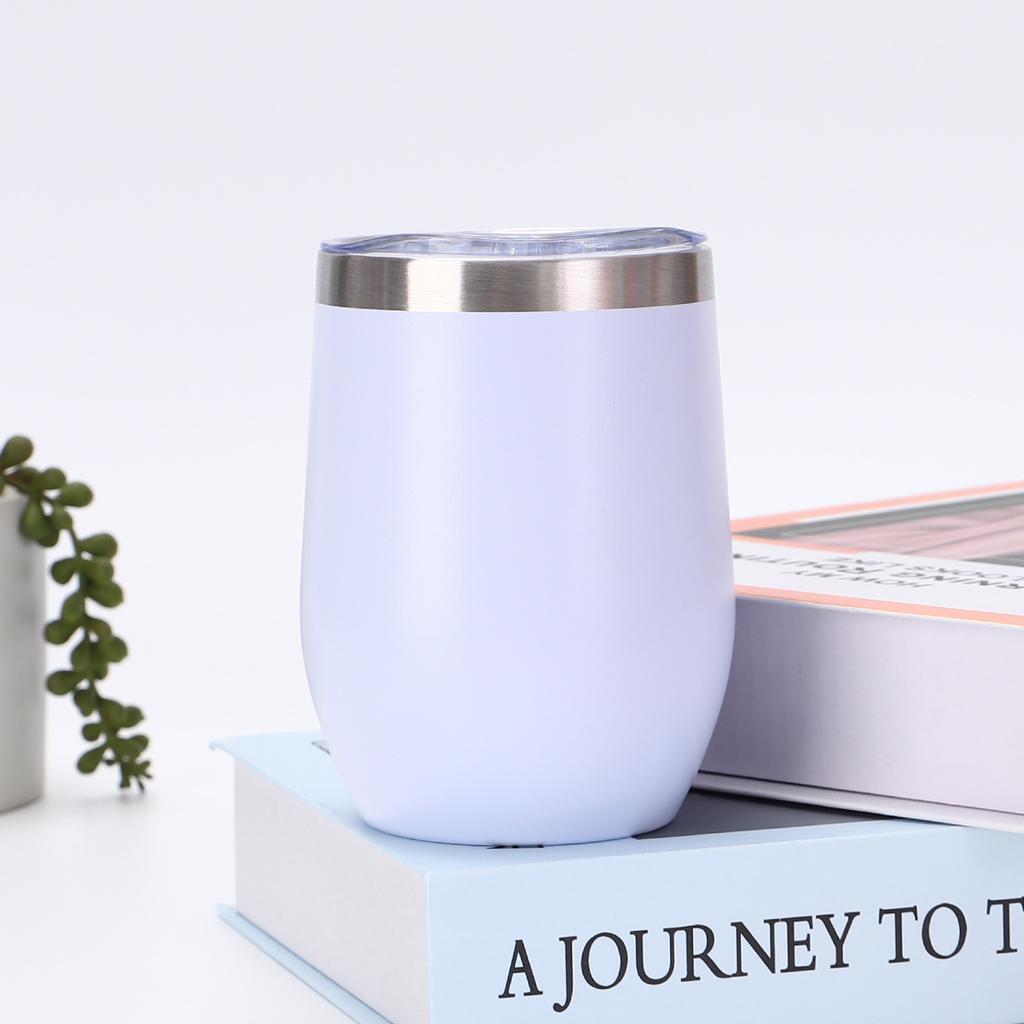 Eggshell Cup 304 Stainless Steel Double-layer Thermos Cup Cold Keeping Mini Egg Cup