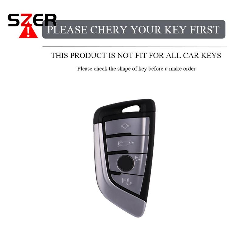 Soft TPU Car Key Case Cover Shell For BMW X1 X3 X5 X6 X7 1 3 5 6 7 Series G20 G30 G11 F15 F16 G01 G02 F48 Holder Bag Accessories
