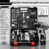 Electric Drill & Multifunctional Household Tool Set - Tool Box for Electricians & Woodworkers