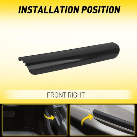 For 2013- Ford Escape Black Front Right Armrest Door Pull Handle Grab Trim I