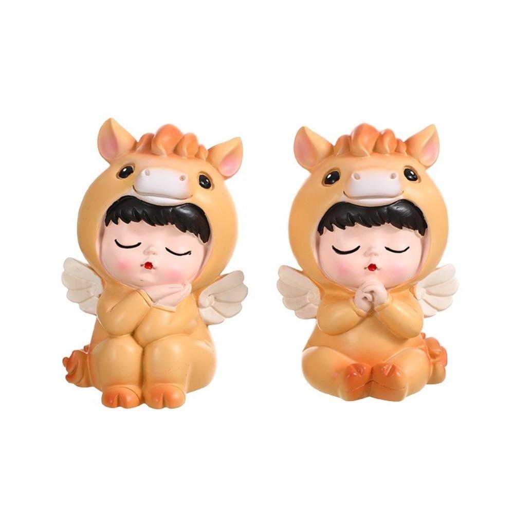 Creative Style Horse Baby Figurine Traditional Mini Snake Ornament  Spring Festival
