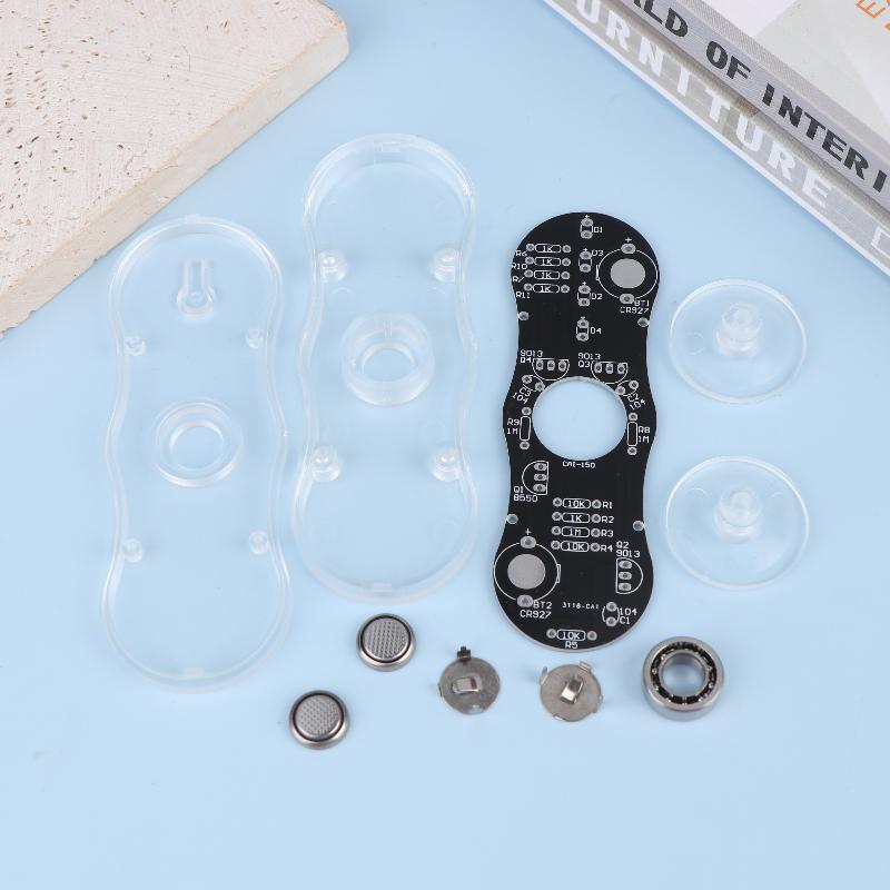 LED Rotující Gyroskop DIY Kit SMD Pájení POV Rotace Barevná Dioda Světelný Tréninkový Gyroskop Kit Sada pro Pájecí Praxi