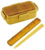 Skater Chopsticks and Chopstick Case Disney Winnie the Pooh Adult Made In Set, Honey, 18cm, Antibacterial, Size, Japan, ABC3AG-A