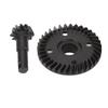 35T 10T RC Steel Diff Gear Metal Helical Diff Ring Pinion Gears Overdrive for 1 10 RC Crawler