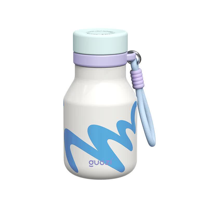 GUOZI Portable Insulated Milk Straw Bottle