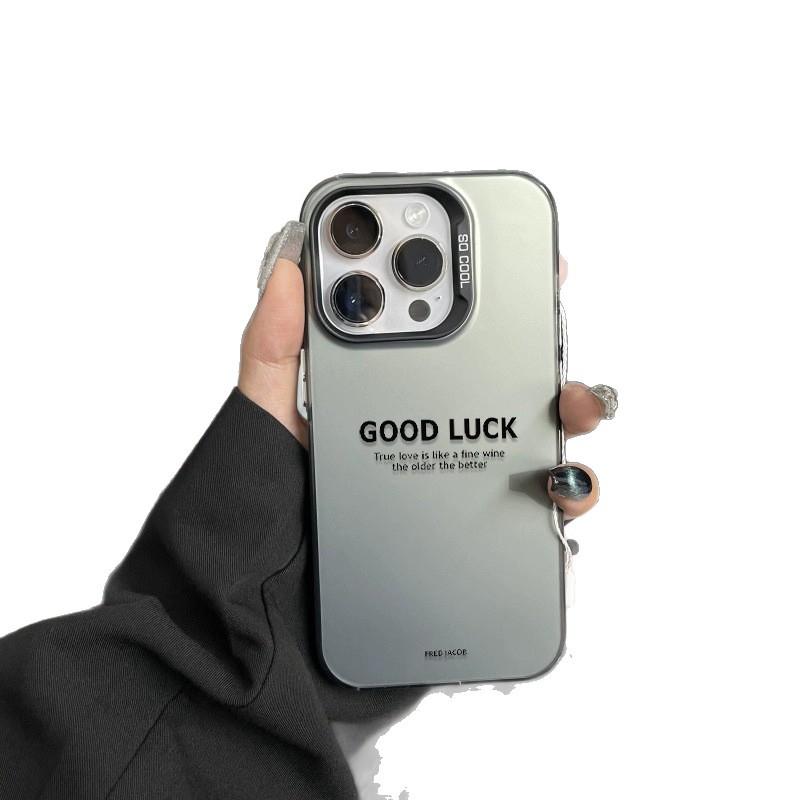 Applicable to Apple 11/11 mobile phone case, simple Huawei p11pro couple 11 advanced sense 11 English GOODLUCK
