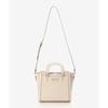 5 Embossed Point Stitch Handbag Pink Beige [Samantha Vega] Women's