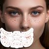 Heißes Roségold Sommersprossen Temporäre Tattoo Aufkleber Heißprägung Sommersprossen Make-up Patches Gesichts-Make-up