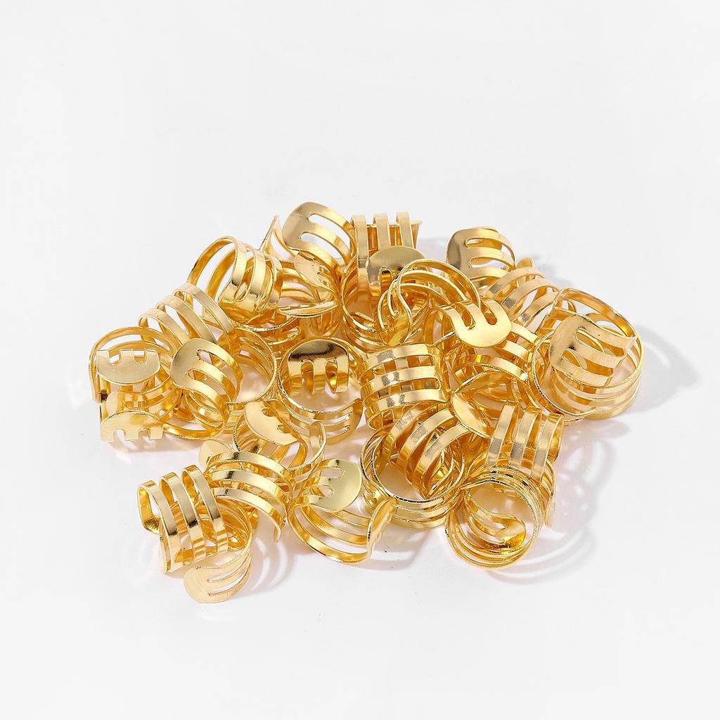 11Pc European and American TEUMSHEIN popular DIY wig dreadlocks jewelry accessories color geometric simple braids hair buckle