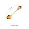 Luxury European Gold Spoon and Fork Set for Tea, Coffee, and Desserts