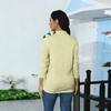 Women's Mock Neck, Zip,up, Color, 3/4 Sleeve Top