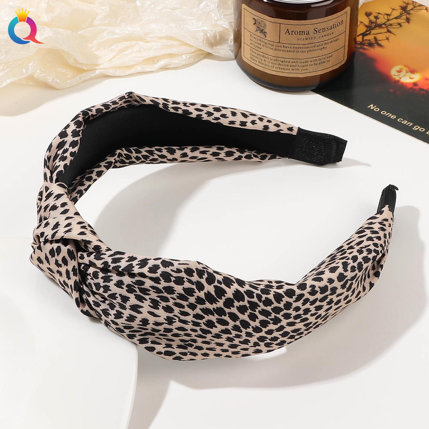 

Женская винтажная повязка для волос, женская эластичная повязка для волос с узлом, широкая повязка на голову с витой тканью, тюрбан, вязаные повязки на голову