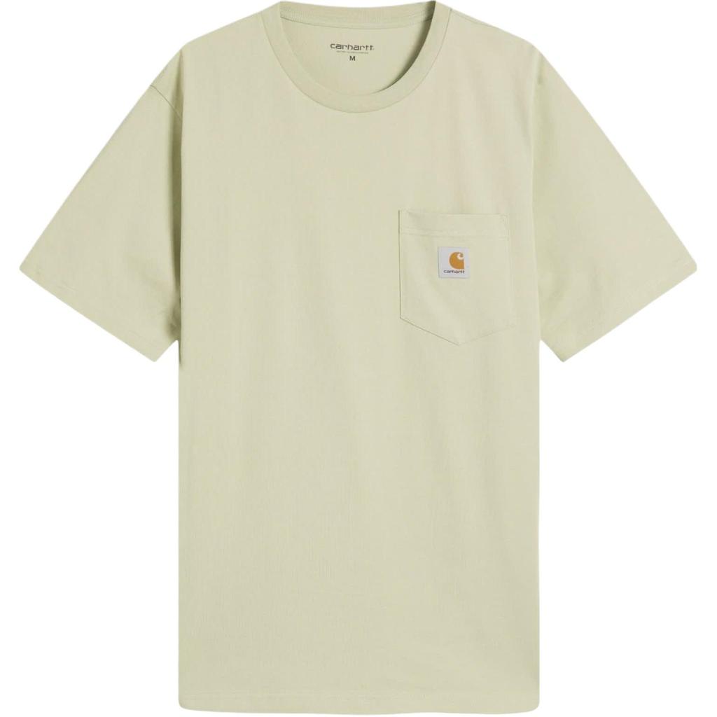Carhartt WIP Solid Color Crew Neck Drop Shoulder Short Sleeve T-Shirt Men Tops I030434-UVXX