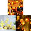 LED-Zitronen-Lichterkette mit Batteriebox für festliche Dekoration und Outdoor-Partys