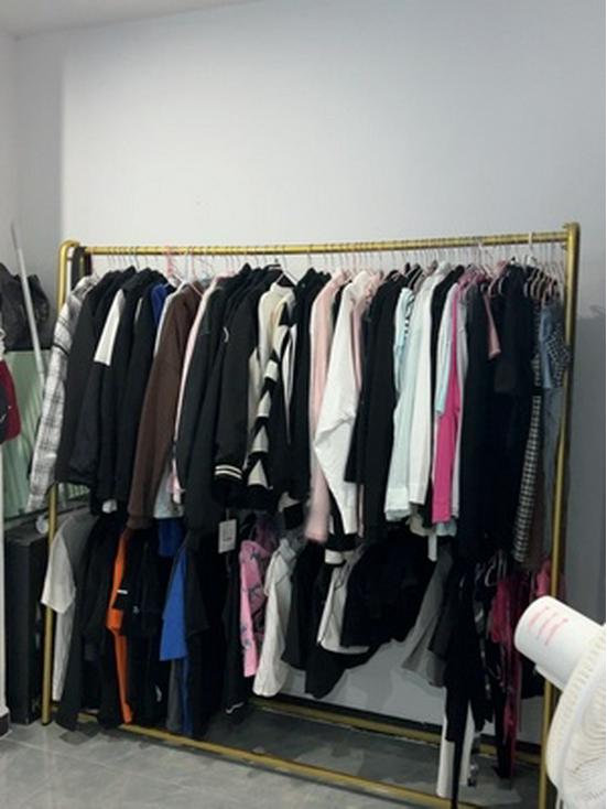 Double-Layer Floor Display Rack for Wedding Dresses