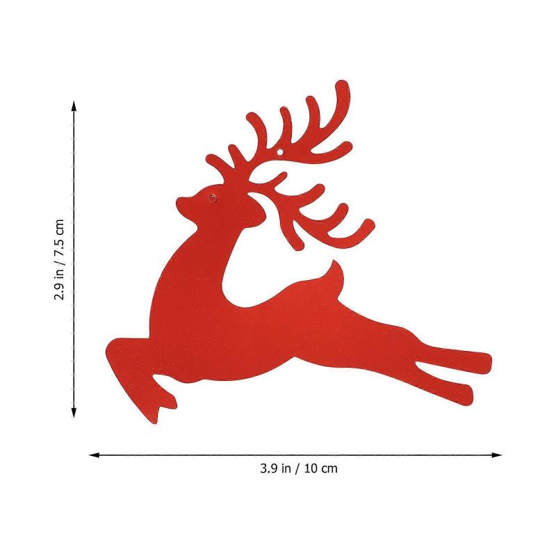 Hängende Wirbel-Dekoration Weihnachtsdekoration 24 Stück PVC Sortiert