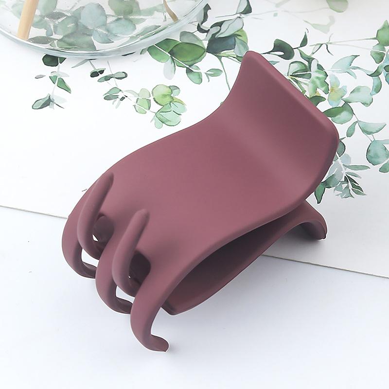 Minimalist Frosted Small Grab Clip Ponytail Hair Clip Versatile Side Hair Clip