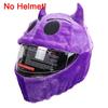 Motorcycle Helmet Cartoons Plush Helmet Protective Cover Helmet Full Face Covers for Outdoor Fun Christmas Personalized Helmets