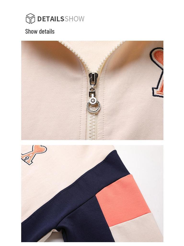Autumn Casual Sports Set: Korean Style Hoodie Two-Piece for Junior High Girls