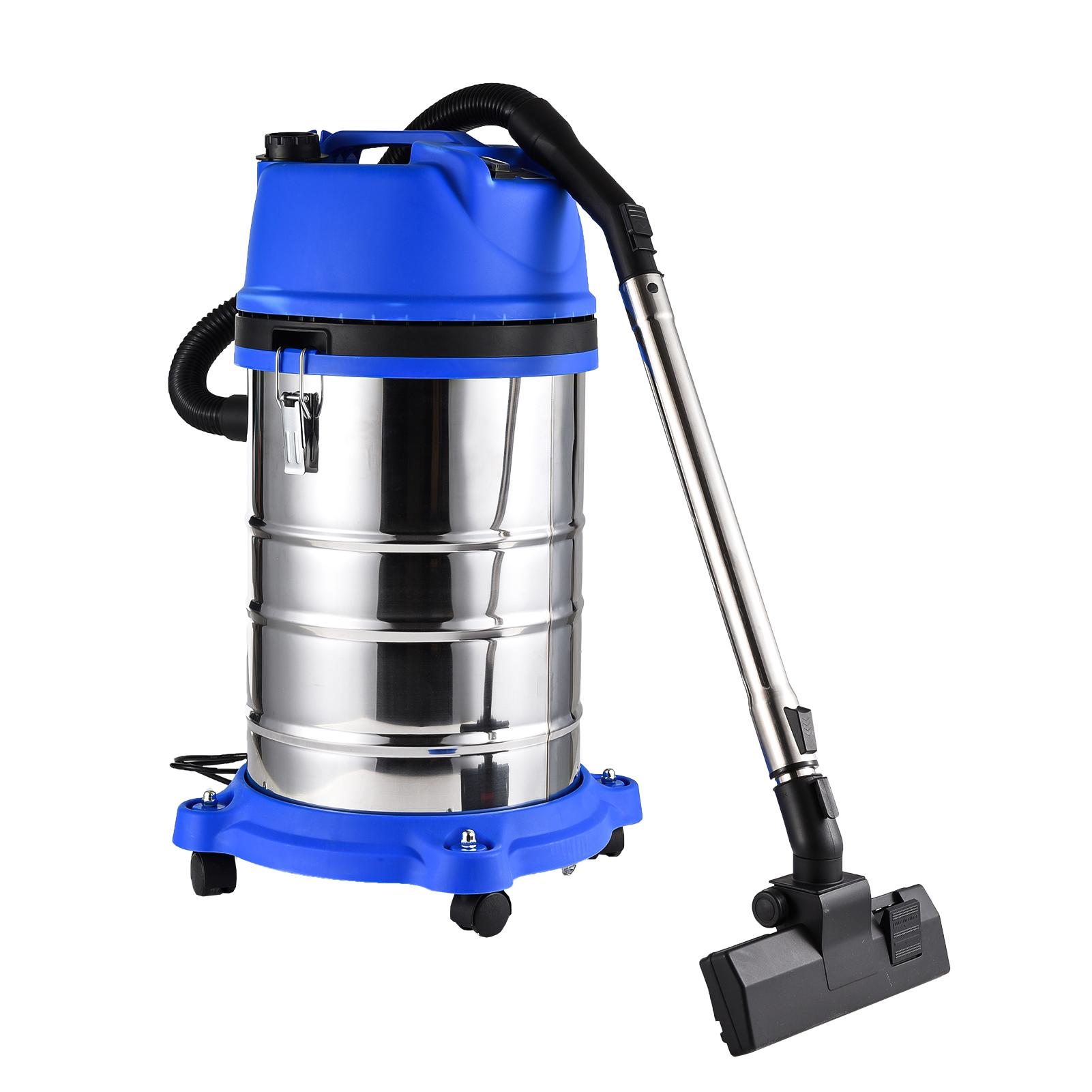 Wet Dry Vacuum Cleaner 1600W Multifunctional Extractor Vacuum Floor Cleaner 30L 8 Gallons 18Kpa Suction for Home Garage